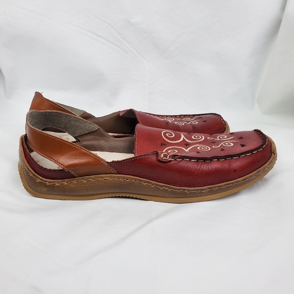 Rieker Shoes - Rieker Antistress Sling Back Leather Shoes